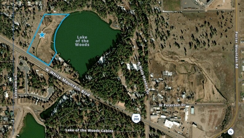 W of Porter Mountain Road on 260, Pinetop Lakeside, AZ for sale - Building Photo - Image 1 of 2