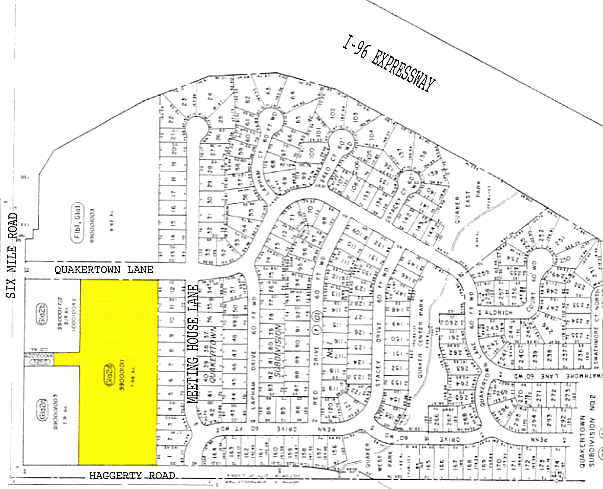 38905 6 Mile Rd, Livonia, MI for lease - Plat Map - Image 2 of 7