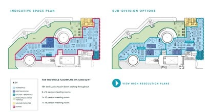 1 Tanfield, Edinburgh for lease Floor Plan- Image 1 of 6