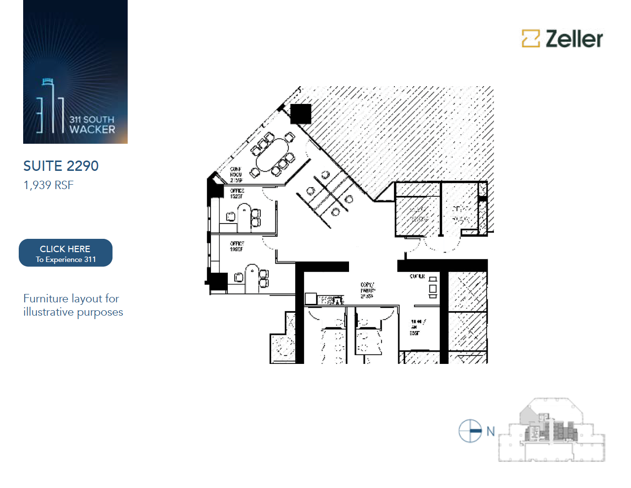 311 S Wacker Dr, Chicago, IL for lease Floor Plan- Image 1 of 1