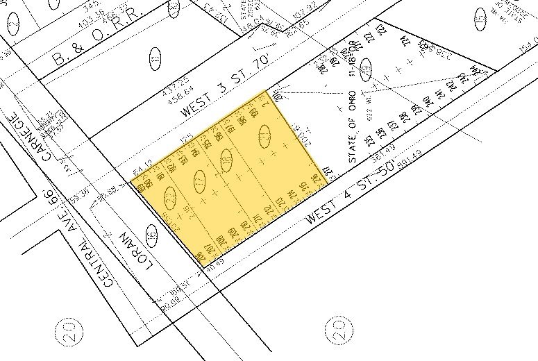 1986 W 3rd St, Cleveland, OH for sale - Plat Map - Image 1 of 1