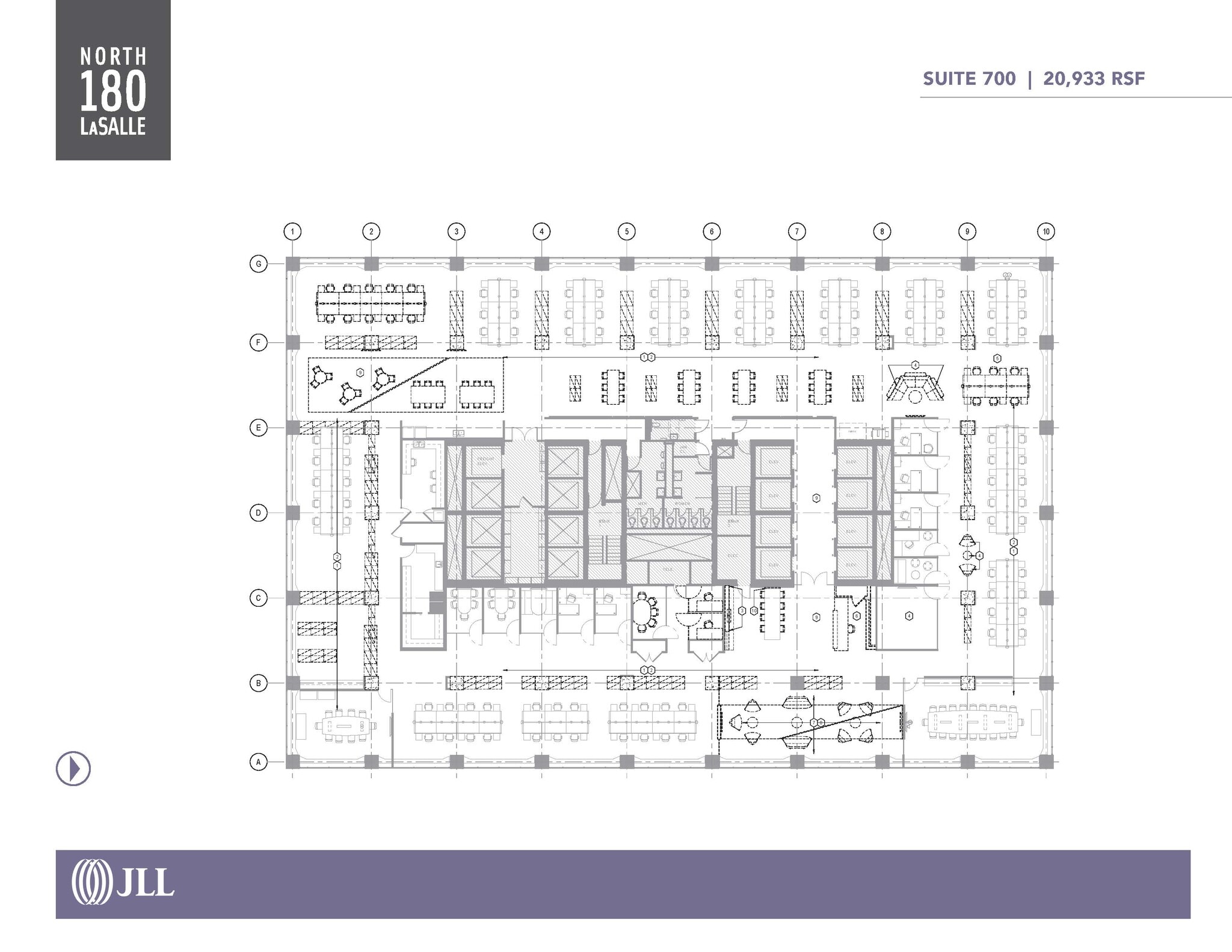 180 N LaSalle St, Chicago, IL for lease Floor Plan- Image 1 of 1