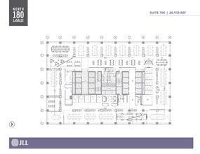 180 N LaSalle St, Chicago, IL for lease Floor Plan- Image 1 of 1