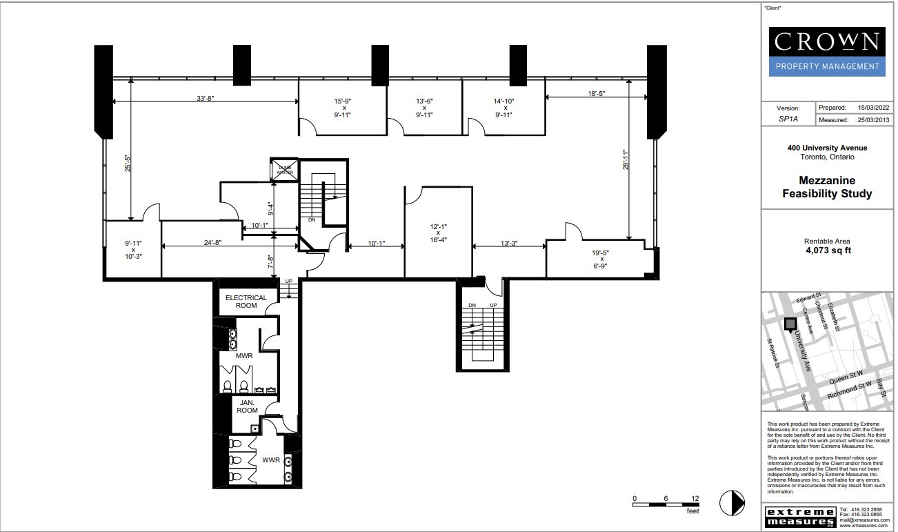 400 University Ave, Toronto, ON for lease Floor Plan- Image 1 of 1