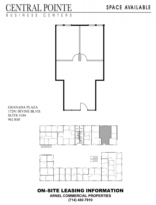 17291 Irvine Blvd, Tustin, CA for lease Floor Plan- Image 1 of 1