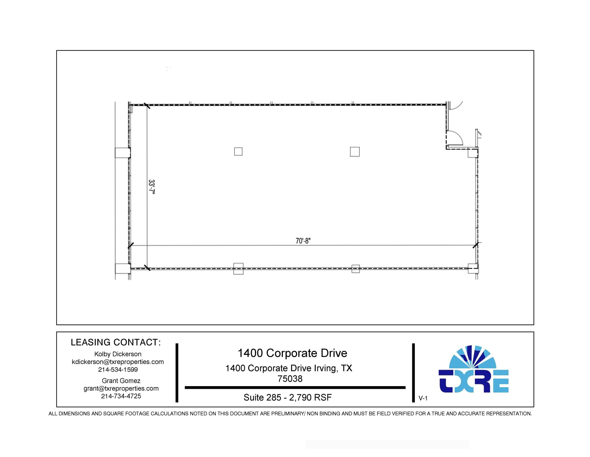 1400 Corporate Dr, Irving, TX for lease Floor Plan- Image 1 of 1