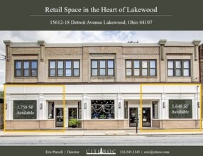 15612-15618 Detroit Ave, Lakewood, OH for lease Interior Photo- Image 1 of 9