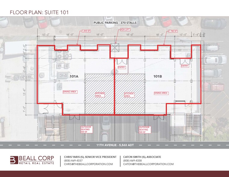 1123 11th Ave, Honolulu, HI for lease - Floor Plan - Image 3 of 16