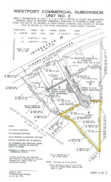 0 Financial Plaza Cir, Shreveport, LA for sale - Site Plan - Image 2 of 4