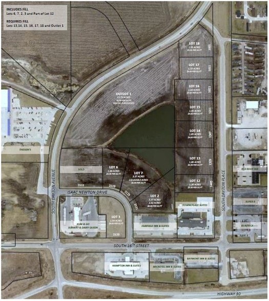 2125 Isaac Newton Dr, Ames, IA for sale - Plat Map - Image 1 of 1