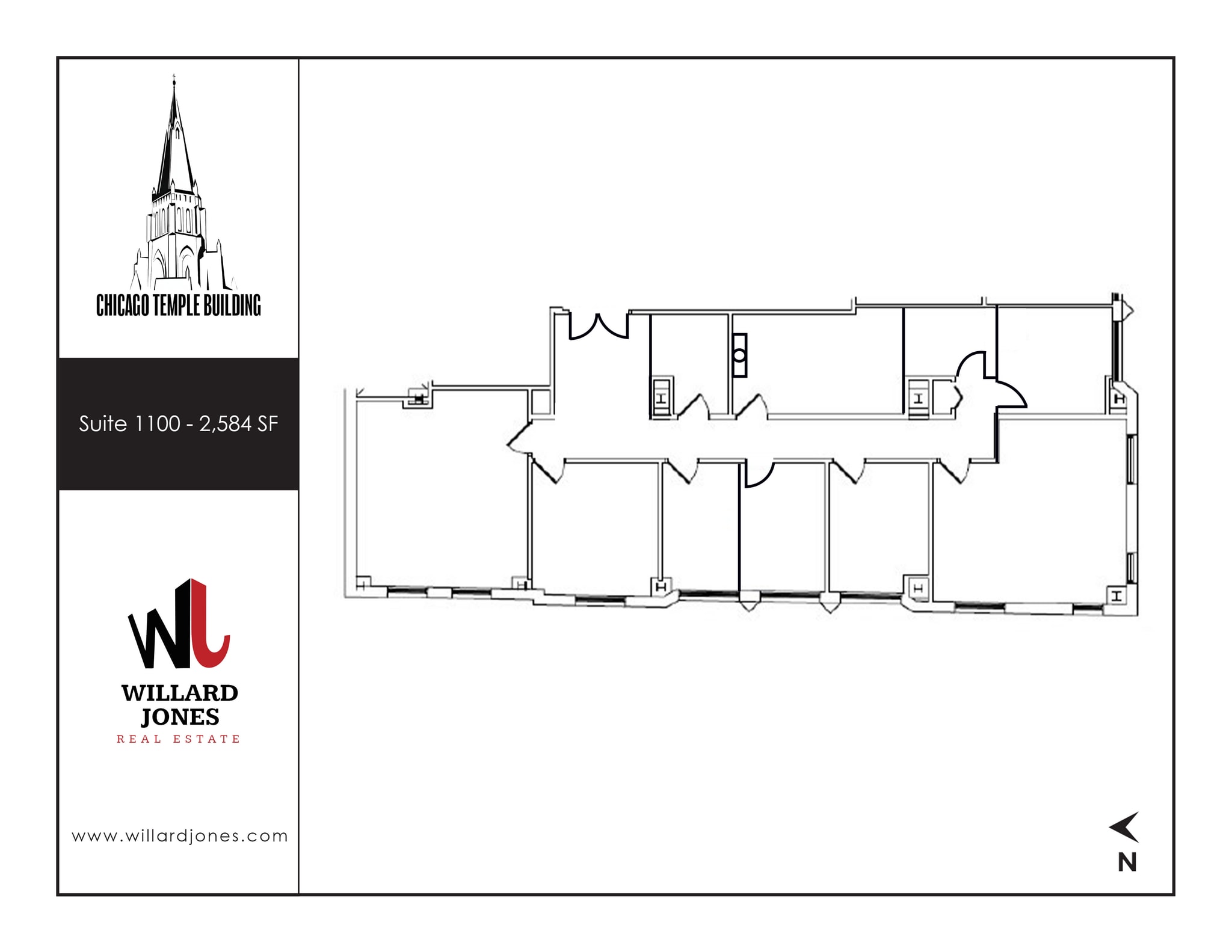 77 W Washington St, Chicago, IL for lease Floor Plan- Image 1 of 1