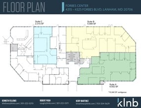 4315-4325 Forbes Blvd, Lanham, MD for lease Floor Plan- Image 1 of 2