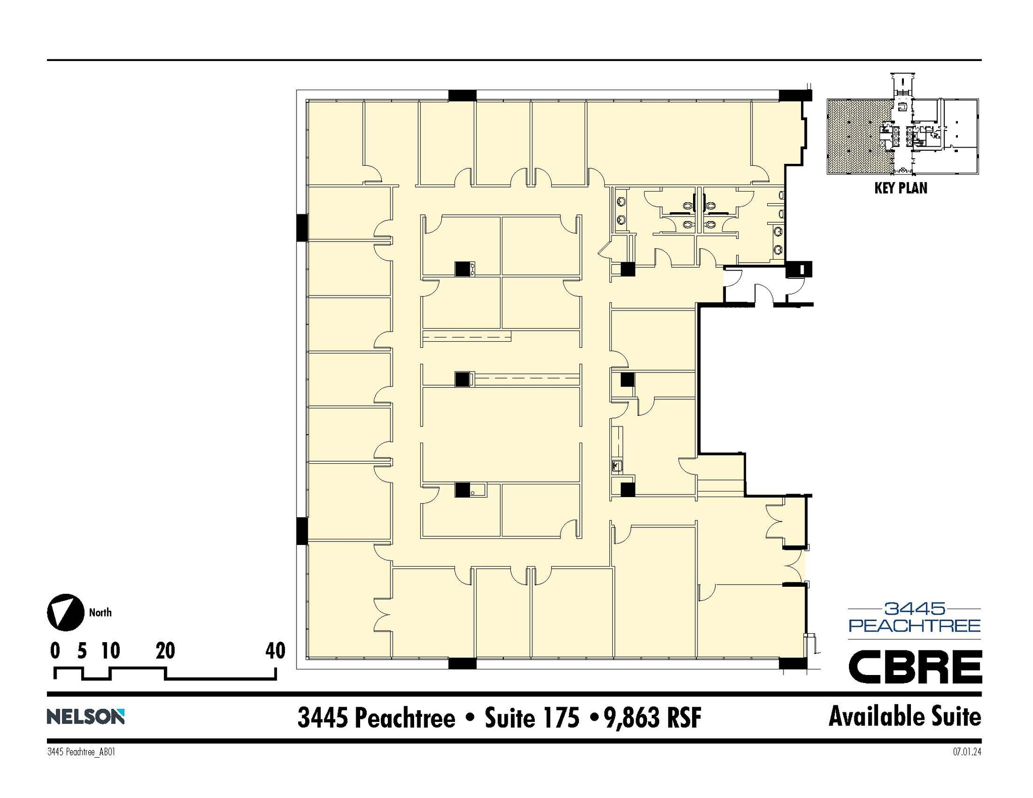 3445 Peachtree Rd NE, Atlanta, GA for lease Floor Plan- Image 1 of 1