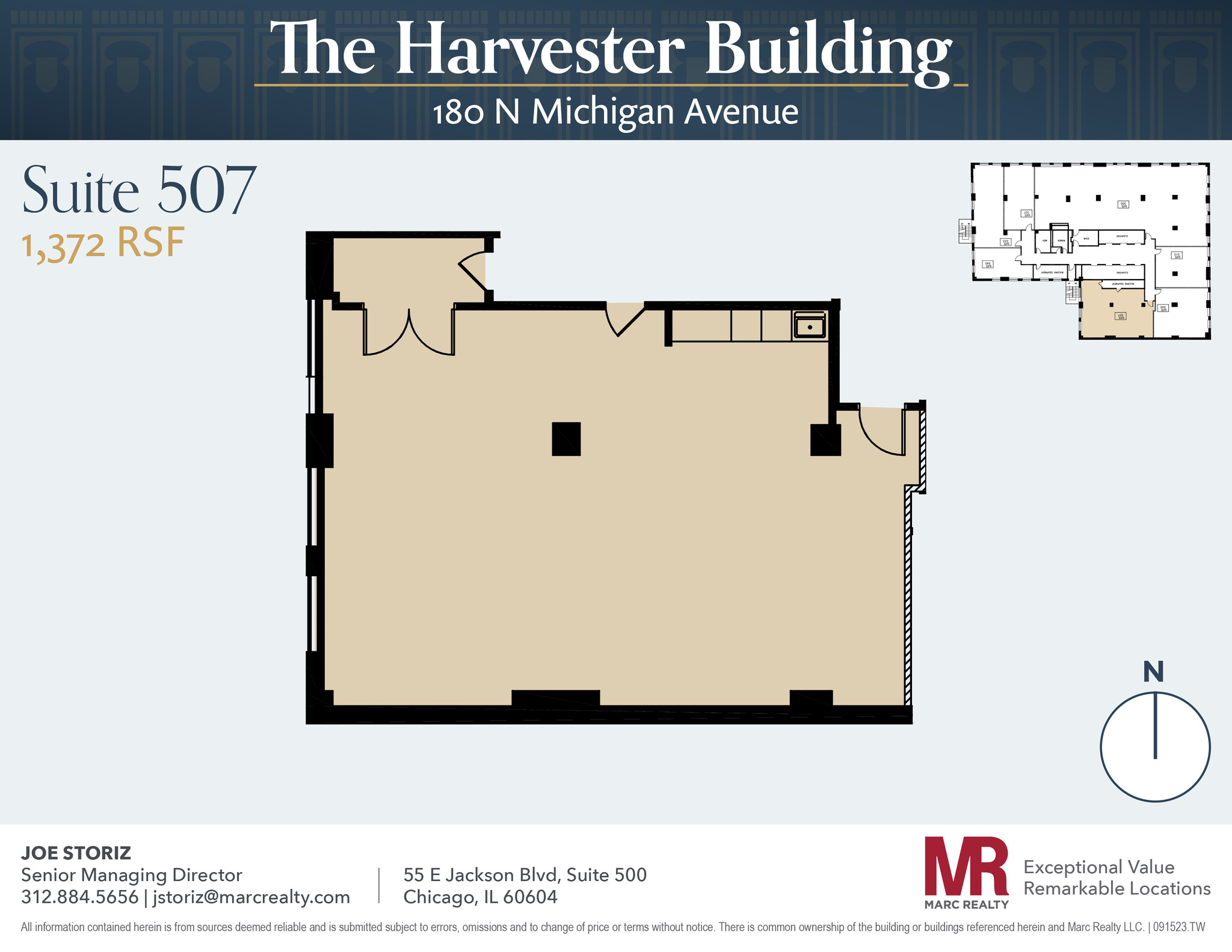 180 N Michigan Ave, Chicago, IL for lease Floor Plan- Image 1 of 4