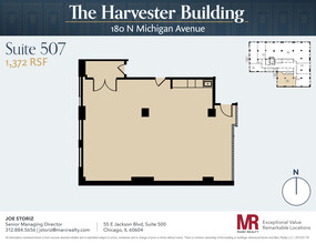 180 N Michigan Ave, Chicago, IL for lease Floor Plan- Image 1 of 4