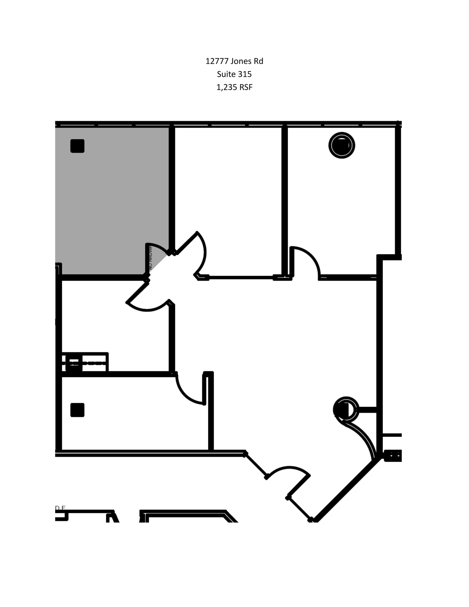 12777 Jones Rd, Houston, TX for lease Site Plan- Image 1 of 1