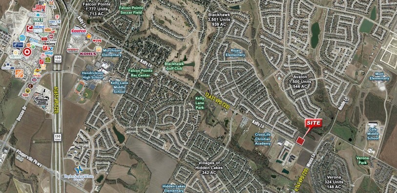 Kelly Lane, Pflugerville, TX for sale - Aerial - Image 1 of 3