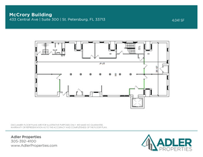 425-445 Central Ave, Saint Petersburg, FL for lease Floor Plan- Image 1 of 1