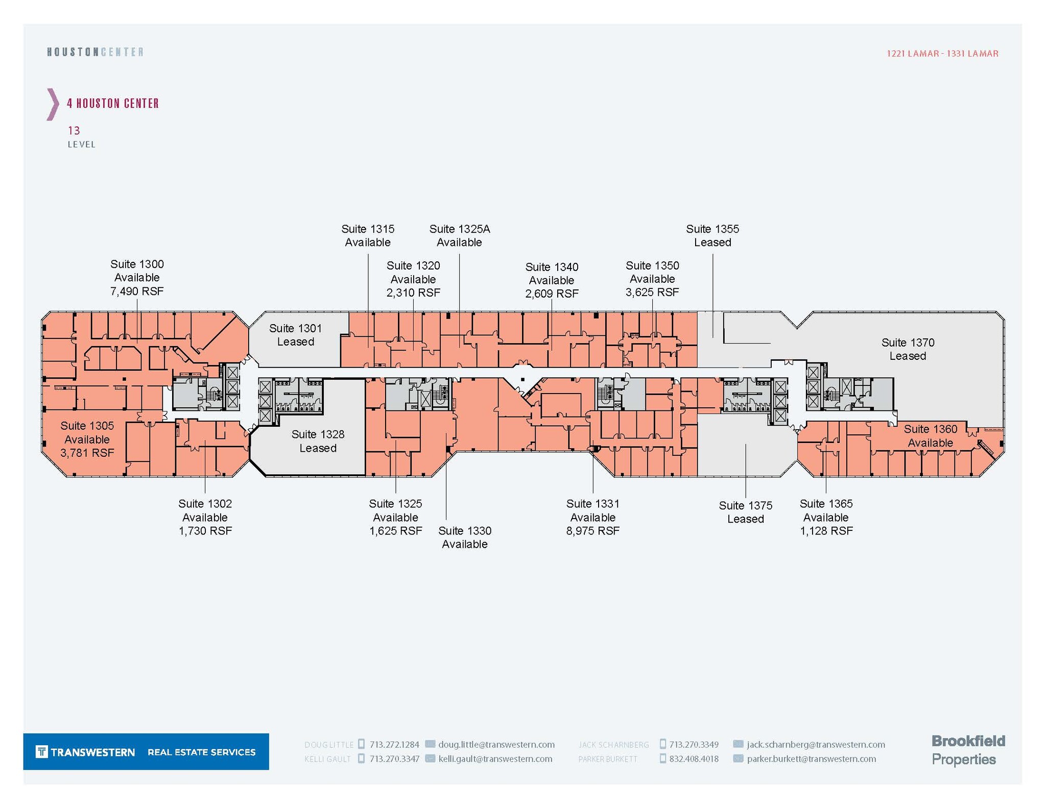 1331 Lamar St, Houston, TX for lease Floor Plan- Image 1 of 1