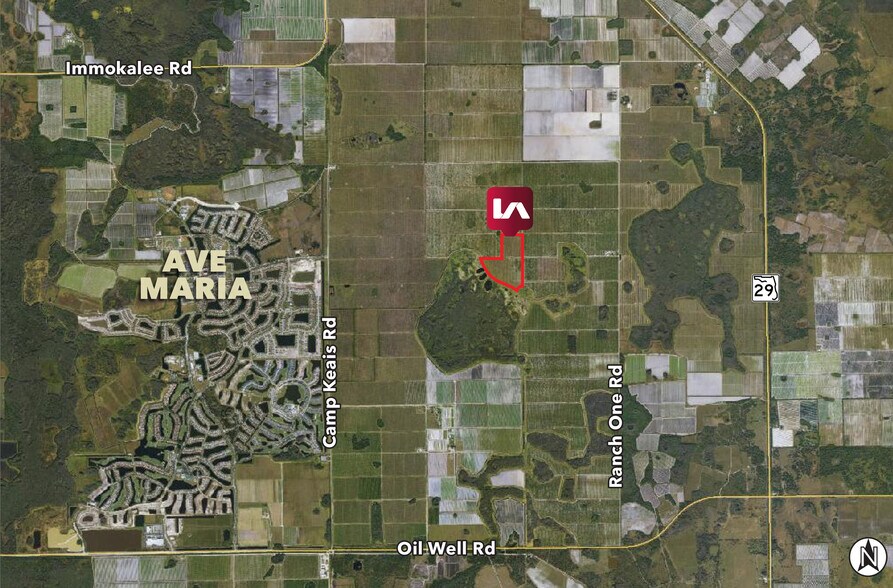 Ranch One Rd, Immokalee, FL for sale - Aerial - Image 2 of 3