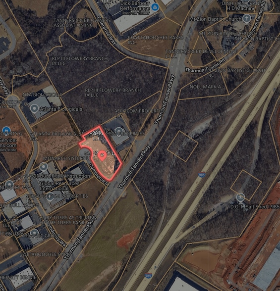 4110 Commerce St, Flowery Branch, GA for sale - Aerial - Image 1 of 4