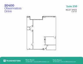 20400 Observation Dr, Germantown, MD for lease Floor Plan- Image 1 of 1