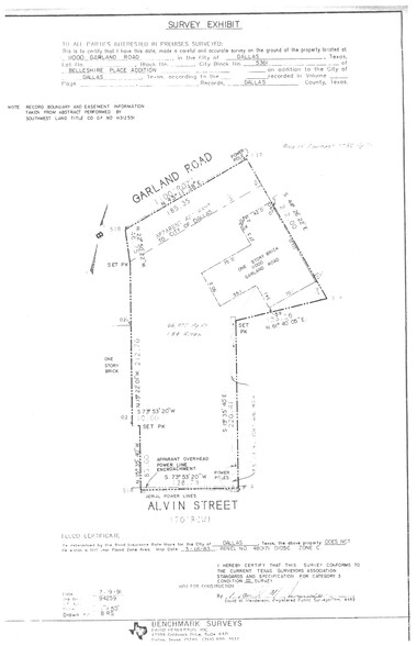 11000 Garland Rd, Dallas, TX for lease - Site Plan - Image 2 of 12