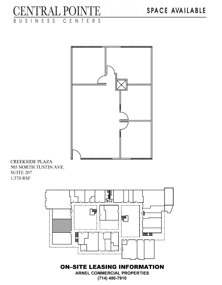 505 N Tustin Ave, Santa Ana, CA for lease Floor Plan- Image 1 of 1