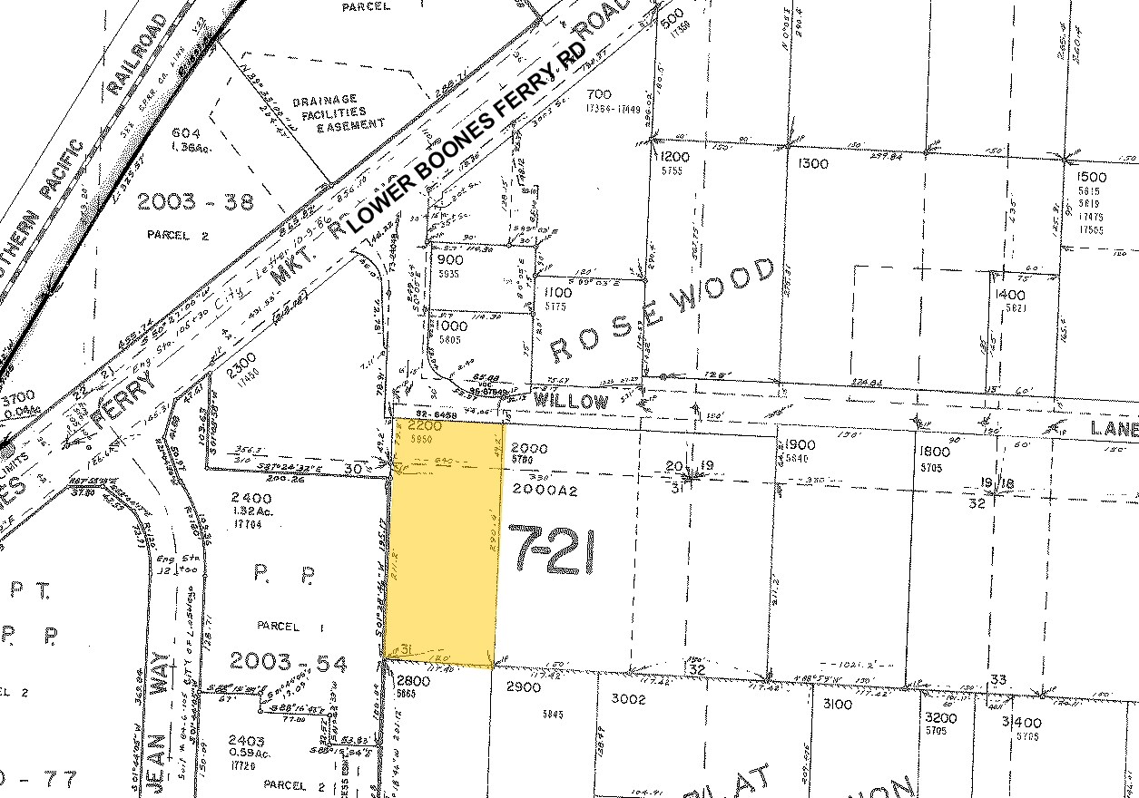 5950 Willow Ln, Lake Oswego, OR for sale Plat Map- Image 1 of 1