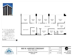 800 W Airport Fwy, Irving, TX for lease Site Plan- Image 2 of 2