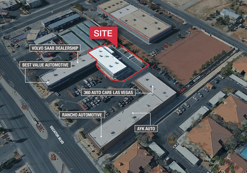 1701-1715 N Decatur Blvd, Las Vegas, NV for lease - Aerial - Image 1 of 6