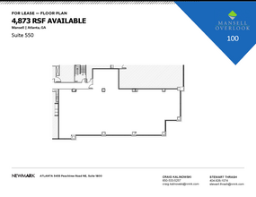 200 Mansell Ct E, Roswell, GA for lease Floor Plan- Image 1 of 1