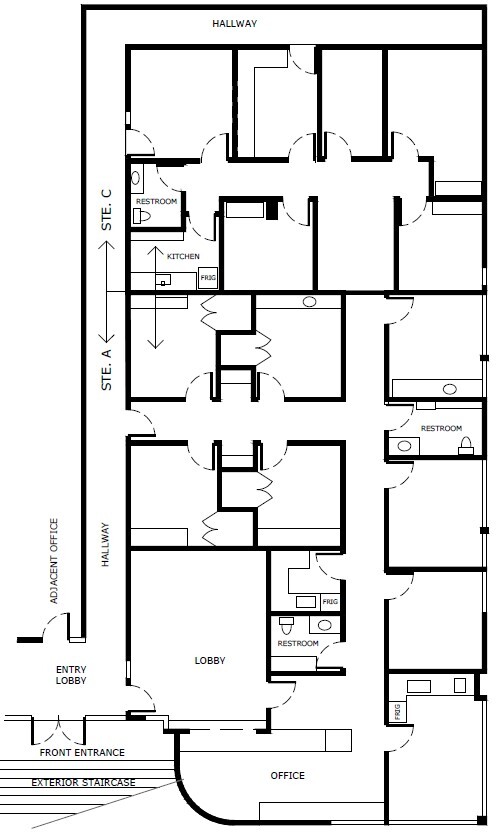 2110 Forest Ave, San Jose, CA for lease Floor Plan- Image 1 of 3