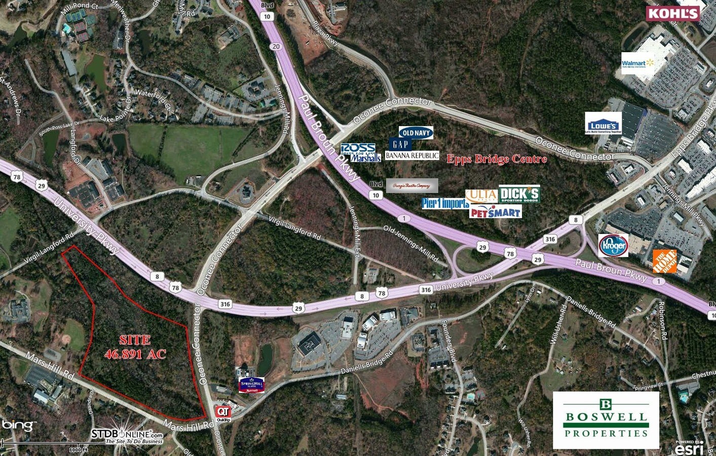 Highway 316 Oconee Connector, Bogart, GA 30622