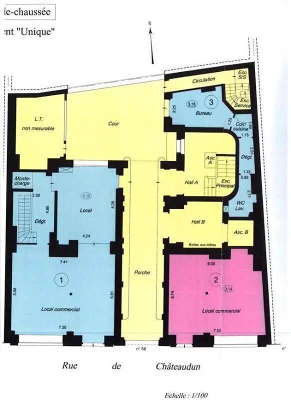 Paris, PAR 75009 - Unit 01 - - Floor Plan - Image 1 of 5