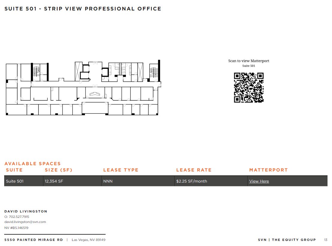 5550 Painted Mirage Rd, Las Vegas, NV for lease Floor Plan- Image 1 of 7