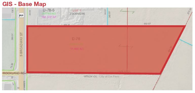 S Broadway, De Pere, WI for sale - Plat Map - Image 2 of 3