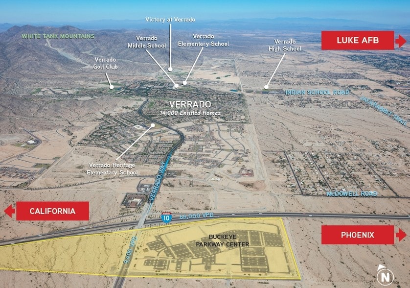 SE I10 & Verrado Way, Buckeye, AZ, 85326 Commercial Land For Sale
