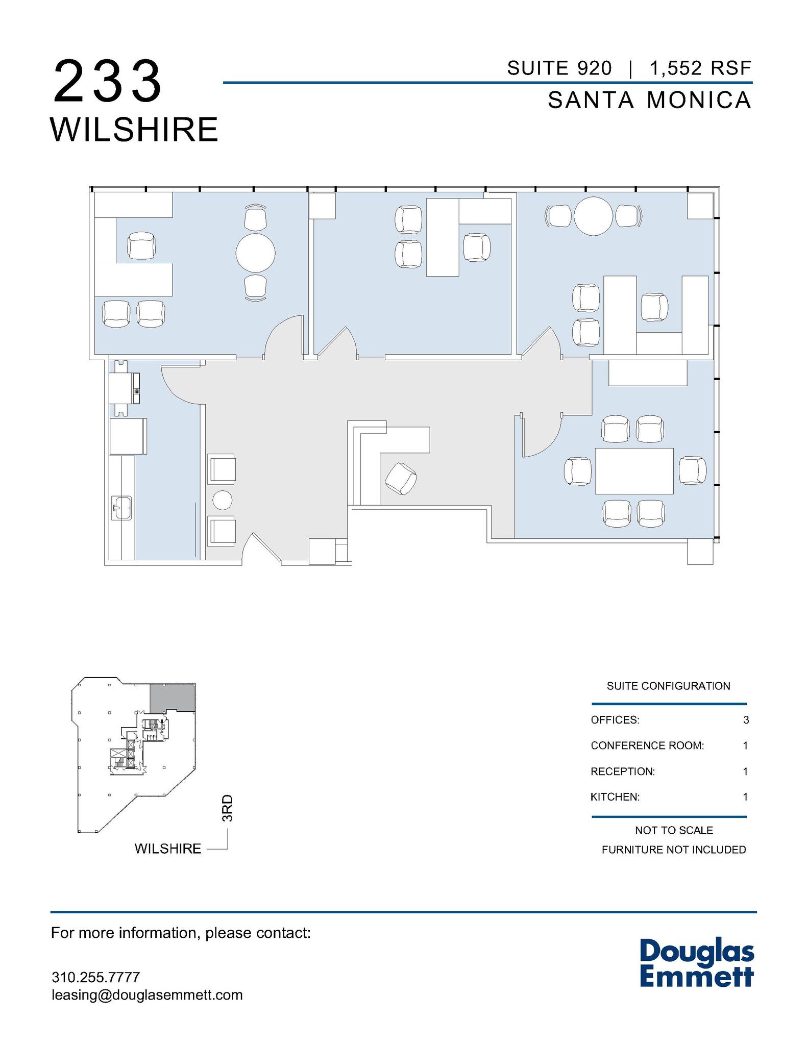 233 Wilshire Blvd, Santa Monica, CA for lease Floor Plan- Image 1 of 1