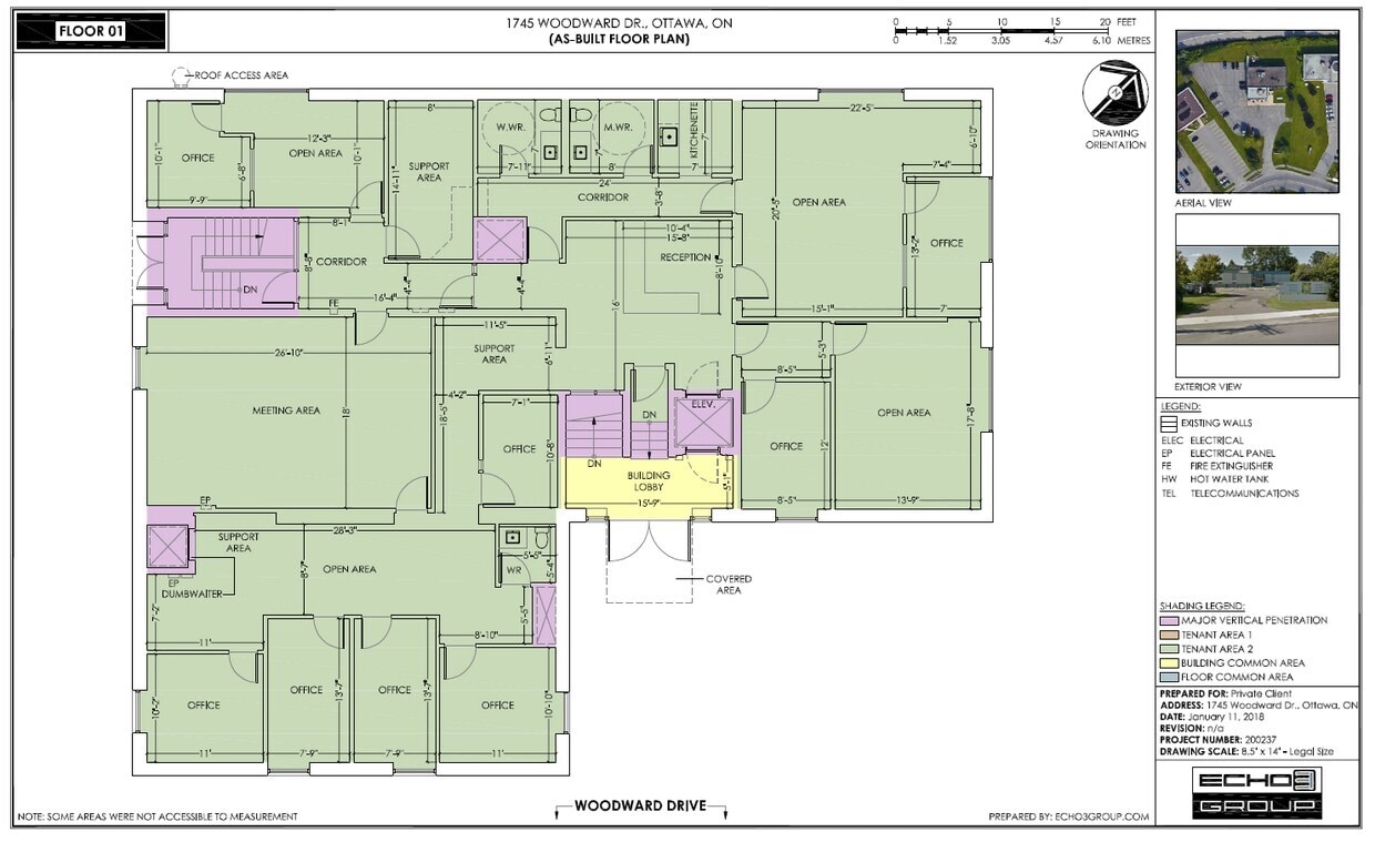 1745 Woodward Dr, Ottawa, ON for lease Floor Plan- Image 1 of 1