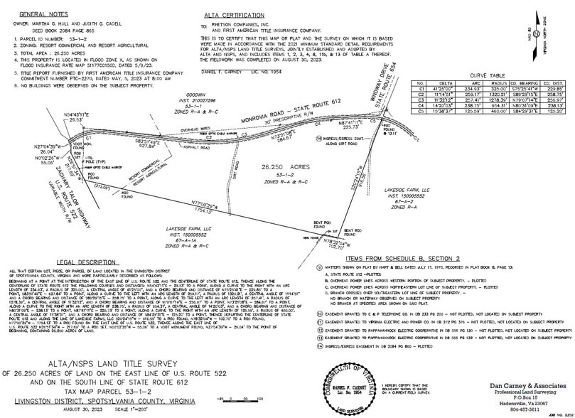Route 522 @ Monrovia Rd, Orange, VA for sale - Building Photo - Image 2 of 3