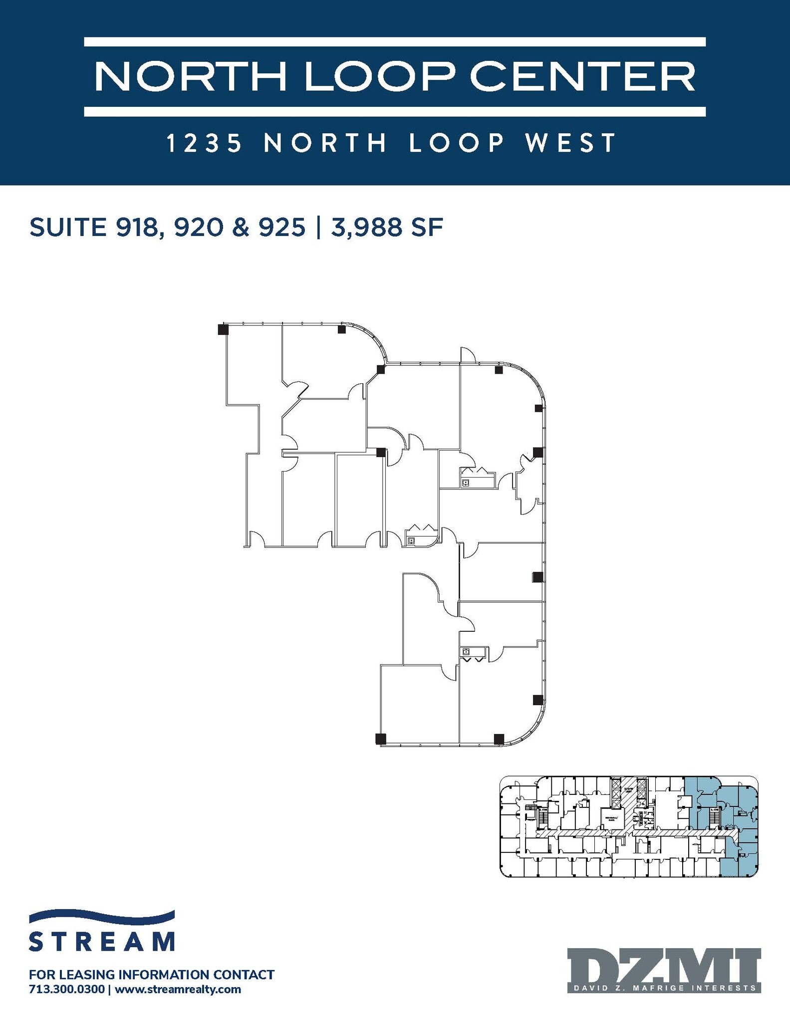 1235 North Loop W, Houston, TX for lease Floor Plan- Image 1 of 1
