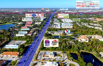 7840-7850 N Wickham Rd, Melbourne, FL - AERIAL map view - Image1