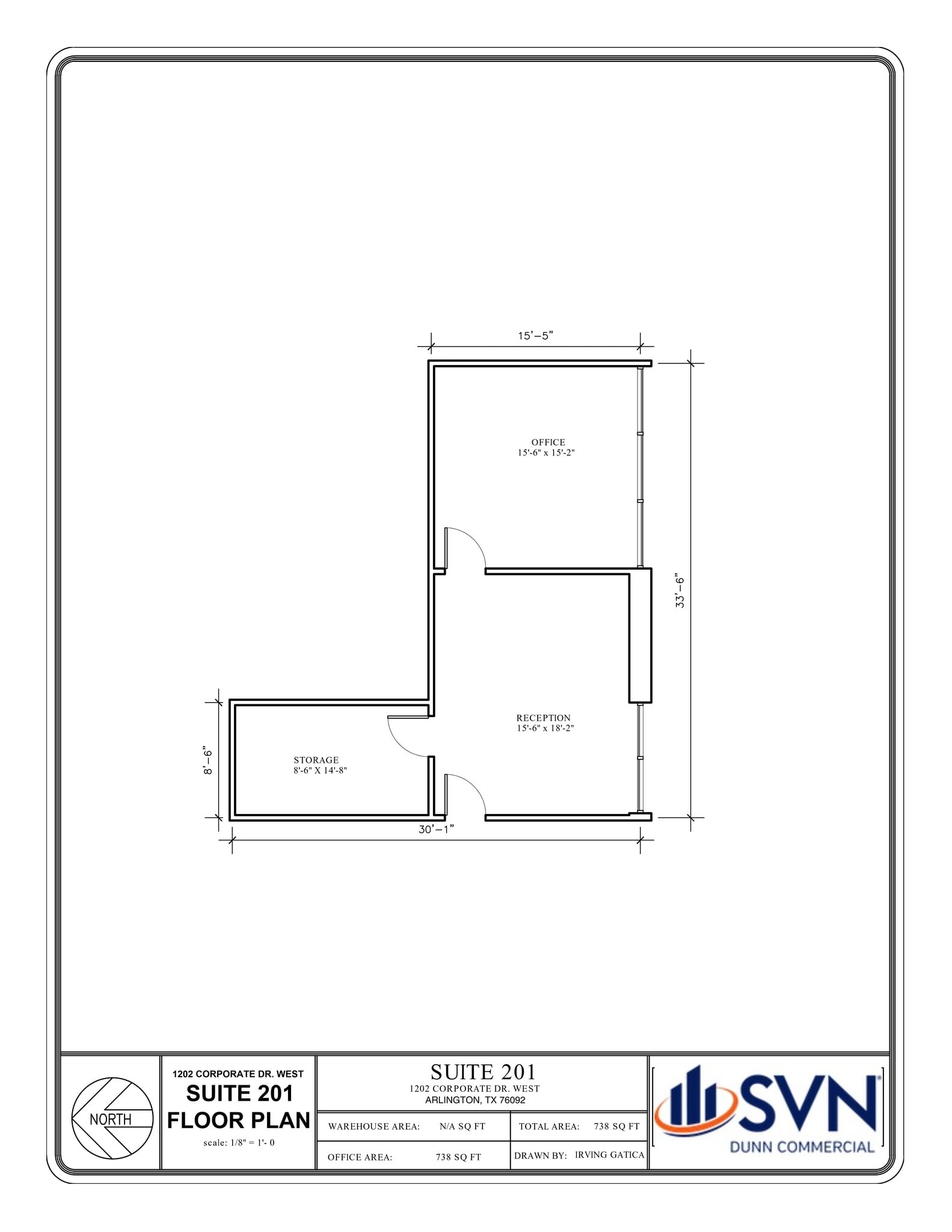 2401 Avenue J, Arlington, TX for lease Site Plan- Image 1 of 1