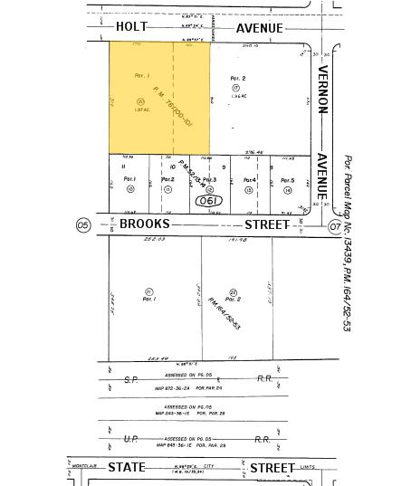 5407 Holt Blvd, Montclair, CA for sale - Plat Map - Image 1 of 1