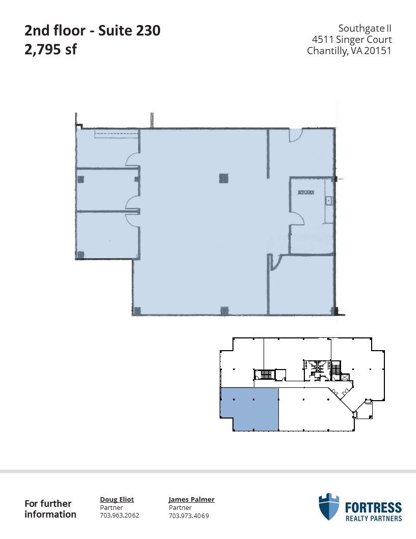 4511 Singer Ct, Chantilly, VA for lease Floor Plan- Image 1 of 1