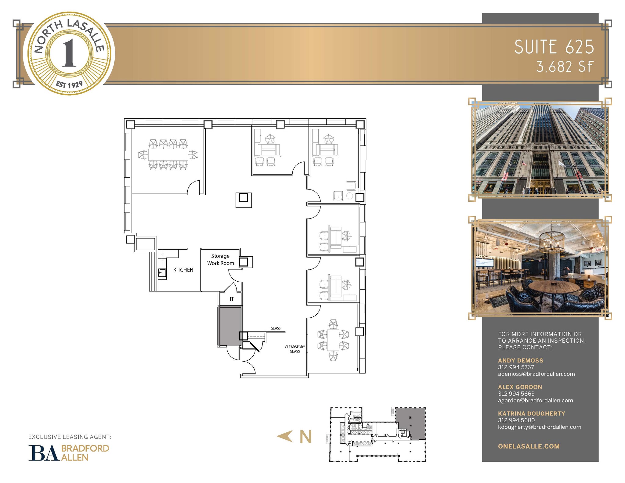 1 N La Salle St, Chicago, IL for lease Floor Plan- Image 1 of 3