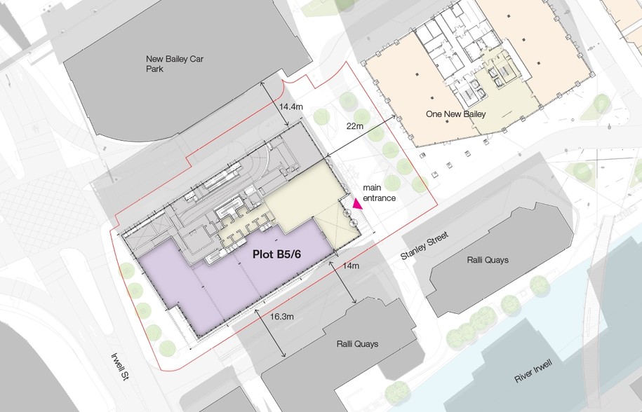 New Bailey St, Salford for lease - Site Plan - Image 2 of 2