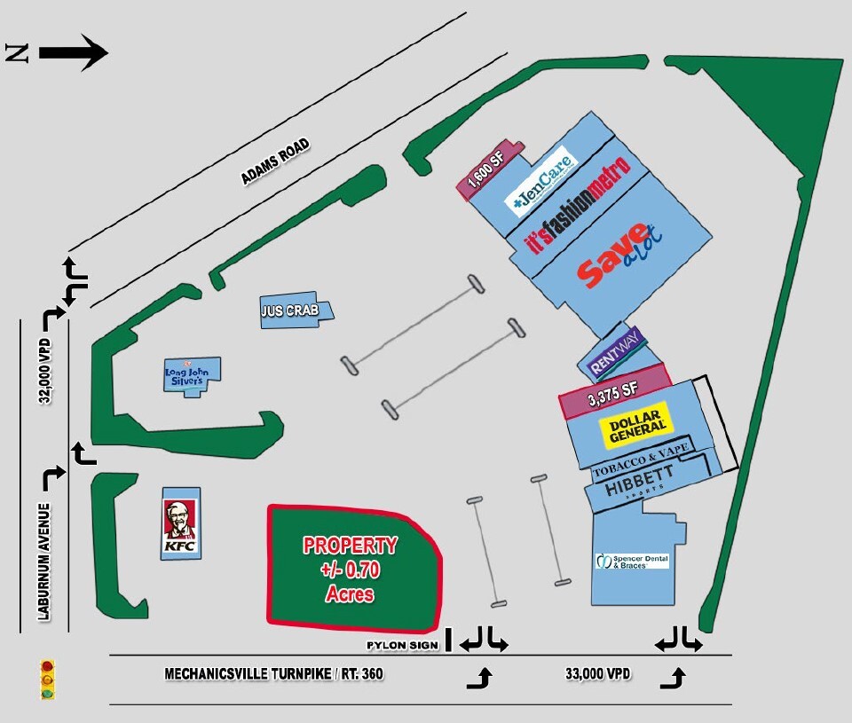 3800-3824 Mechanicsville Pike, Richmond, VA for lease Site Plan- Image 1 of 1