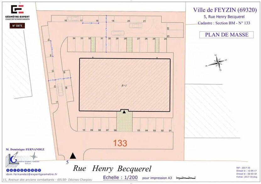 Office in Feyzin for lease - Site Plan - Image 2 of 5